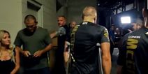 WATCH: Remarkable footage of Conor McGregor, on crutches, calling out doubters backstage at UFC 202