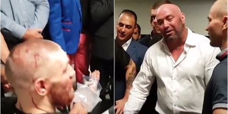 WATCH: Dana White had to do some convincing to get Conor McGregor to a hospital after UFC 202