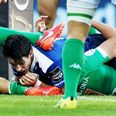 WATCH: Joey Carbery scorches in 70-metre try on Leinster debut