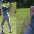 WATCH: Rory McIlroy comes agonisingly close to sinking incredible albatross from 210 yards