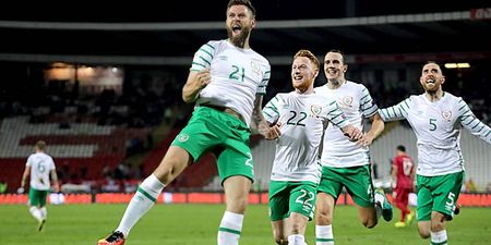 WATCH: Big Daryl Murphy rescues point for Ireland with late header in Belgrade