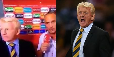 WATCH: Gordon Strachan loses patience with Maltese journalist, drops the f-bomb