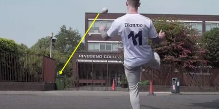 Diarmuid Connolly’s wheelie bin trick shot and kick across the Liffey are damn impressive