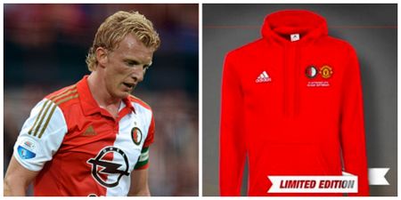 Feyenoord have gone too far with this half-and-half Manchester United sweater