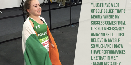 Paralympic hero Niamh McCarthy achieved silver medal-winning discus throw in unusual footwear