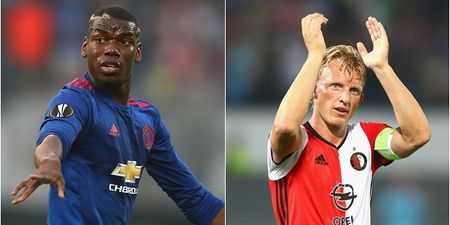 Dirk Kuyt reveals what Paul Pogba said to him during Manchester United’s Europa League defeat