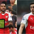 Theo Walcott scored, but Mesut Ozil’s reaction to a misplaced pass sums up his Arsenal career