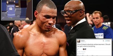 Chris Eubank Jr pulls out of a fight, and people only want to talk about one thing