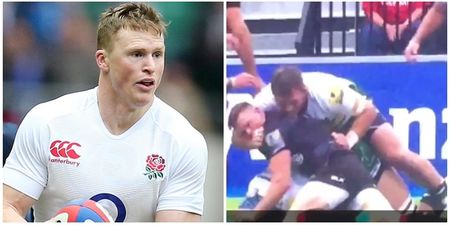 WATCH: England winger Chris Ashton could be in trouble again after alleged bite