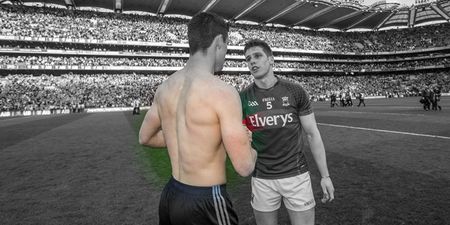 Calculating Diarmuid Connolly’s Beast Mode in that frightening photo of him and Colm Cooper