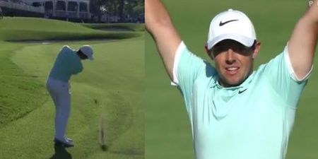 WATCH: Incredible Rory McIlroy eagle sees him secure shot at winning $11.5m
