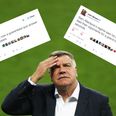 Everyone is cruelly taking the piss over Big Sam losing the England job