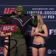 UFC fighter paints himself green in bid to make nickname catch on