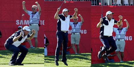 WATCH: You’ll never be as happy as Phil Mickelson was the day USA won the Ryder Cup
