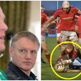 Paul O’Connell was not pleased with Joe Schmidt’s reaction to his “reckless” Dave Kearney kick