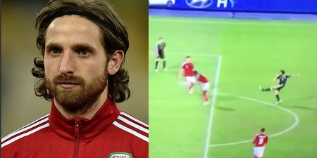 Watch: Goal machine Joe Allen scores an absolute screamer for Wales