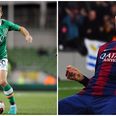 Luis Suarez will get to share the same pitch as Wes Hoolahan in Dublin next year