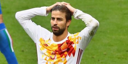 Gerard Pique to quit Spain team because of shirt sleeves controversy