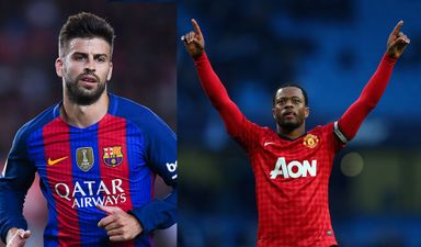 Gerard Pique shares tale of when Manchester United players set fire to Patrice Evra’s trainers