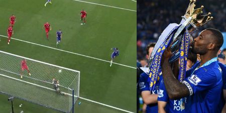 Wes Morgan gives a masterclass in how not to defend like a Premier League champion