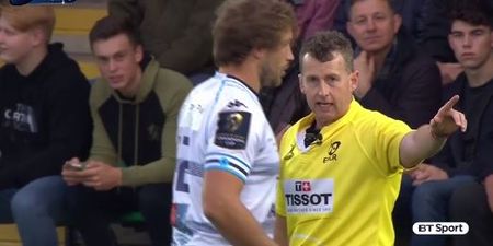WATCH: Nigel Owens sternly tells off Francois Steyn for ungentlemanly conduct