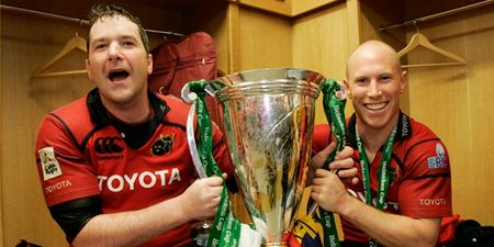 Peter Stringer shows incredible courage to honour Anthony Foley after funeral