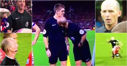 WATCH: Mike Dean added another nugget to his highlight reel of weird Mike Dean things