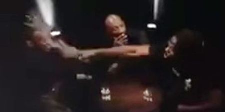 WATCH: Dillian Whyte and Dereck Chisora pulled apart after glass is thrown in Sky Sports studio