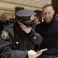 WATCH: Conor McGregor almost made this New York City police officer cry with joy