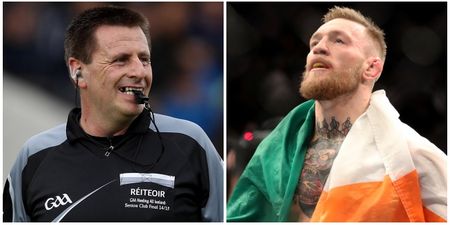 Hurling referee may regret using GAA analogy to illustrate Conor McGregor’s dominance