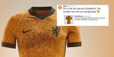 Even the Dutch national team is taking the piss out of their ‘new’ Van Gogh-inspired shirt