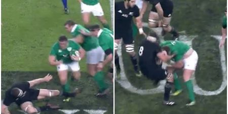 WATCH: Pure, scary, raw, explosive power from Tadhg Furlong that’s not normal for a human