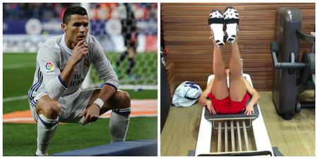 WATCH: This weird leg exercise might be why Cristiano Ronaldo looks the way he does