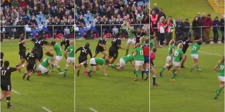 WATCH: New Zealand hammer Ireland Women and this insane carry explains why