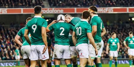 Ireland’s half-time team talk was much more relaxed that we would have thought