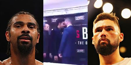 WATCH: David Haye throws punch at Tony Bellew during fiery press conference