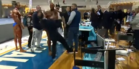 VIDEO: Furious bodybuilder slaps judge and reportedly pulls out penis after losing competition