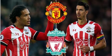 Manchester United and Liverpool both want to sign a Southampton defender