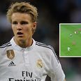 Footage from Martin Ødegaard’s full Real Madrid bow shows what the fuss is about