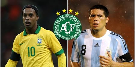 Ronaldinho and Juan Roman Riquelme aren’t coming out of retirement to play for Chapecoense