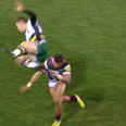 Watch: George North unbelievably remains on the pitch after suffering sickening head collision
