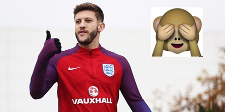 Adam Lallana’s choice of jeans is something to behold