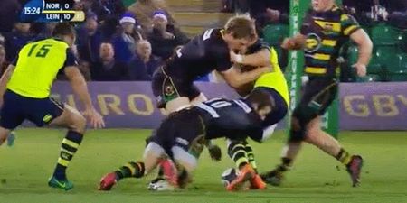 WATCH: Joey Carbery did not last long after this worrying ankle twist