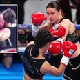 WATCH: Fight fans couldn’t believe Katie Taylor’s opponent kissing her mid-fight