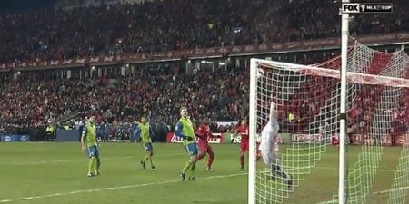 This is the ridiculous save that helped Seattle win their first MLS Cup