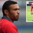 WATCH: Bryan Habana sees the funny side as he completely shanks kick for touch