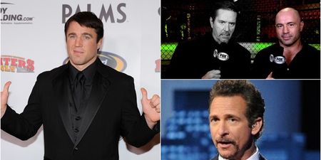Chael Sonnen may have let slip who will replace Mike Goldberg as Joe Rogan’s new broadcast partner