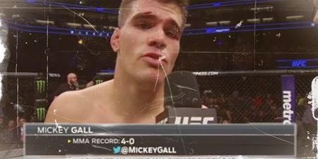 Mickey Gall simply gets it as Sage Northcutt becomes the latest victim of his rear naked choke