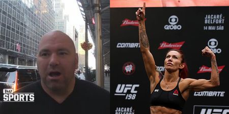 WATCH: Dana White reacts to Cyborg’s drug test failure 30 minutes after news broke