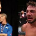 WATCH: Incredibly intense footage of UFC star psyching himself up before making the walk to the Octagon